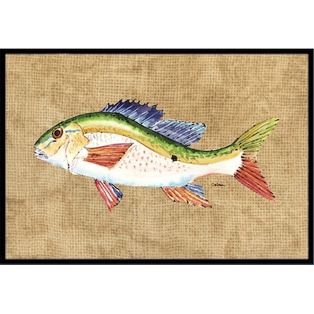 Jensendistributionservices 18 x 27 In. Rainbow Trout Indoor or Outdoor Mat MI2554190